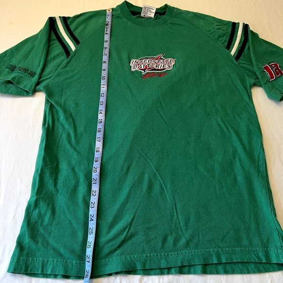 Nascar #18 Interstate Battery‎ T-shirt, green size L - Picture 8 of 8